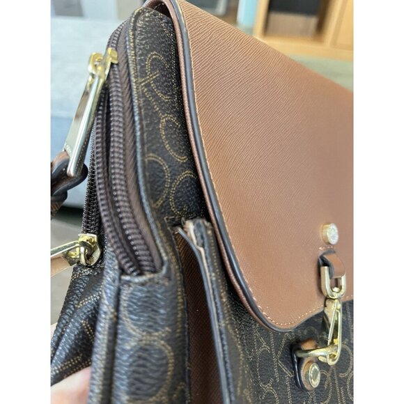 Calvin Klein (May or may not be authentic) Brown Monogram Mini Backpack